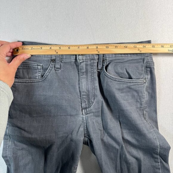 Joes Jeans Mens 29 Gray Straight Slim Mid Rise Stretch - Picture 7 of 13